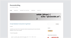 Desktop Screenshot of paranoids.at