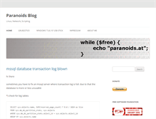 Tablet Screenshot of paranoids.at